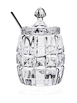 【中古】【輸入品・未使用】Jam Jar With Serving Spoon by Godinger