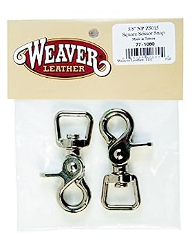 【中古】【輸入品・未使用】ウィーバーレザースナップ、SQUARE SCISSOR、NP、5/8"｜スカイマーケットプラス