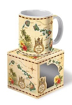 【中古】【輸入品・未使用】Island Heritage ハワイアンマグカップ 10oz アイランドオブハワイータン|スカイマーケットプラス