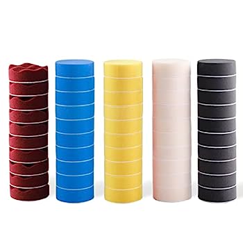 【中古】【輸入品・未使用】ZFE 50個 80mm ポリッシャー バフ コンパウンド ポリッシャー用スポンジ ポリッシングスポンジ 研磨バフ スポンジバフ 研磨パッド 電動 ドリル|スカイマーケットプラス