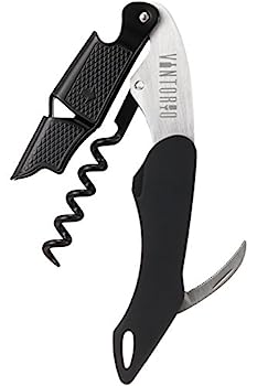 【中古】【輸入品・未使用】Vintorio Waiters Corkscrew - The Only Wine Key with an Ergonomic Rubber Hilt - Professional Sommelier Wine and Beer Bottle Opener with｜スカイマーケットプラス