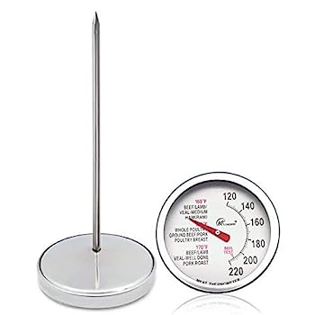 【中古】【輸入品・未使用】KTサーモ肉温度計2.5インチダイヤルステンレススチール防水BBQ Poultryプローブクッキング温度計 2.5-Inch Dial ホワイト B-221