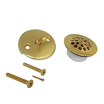 【中古】【輸入品・未使用】Kingston Brass DTL5305A7 Trimscape Grid 浴槽排水口キット サテン真鍮｜スカイマーケットプラス