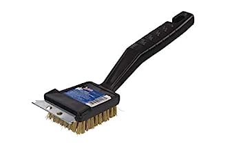 【中古】【輸入品・未使用】Quickie グリルスクラビングブラシ ブラック グリルクリーニング用 スクレーパー付き グリルグリム用|スカイマーケットプラス