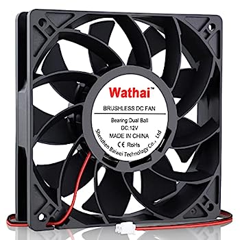 【中古】【インポート品・未当て嵌める】Wathai 120粍 x 25粍 12V 高空気圧気違い デュアルどんぶり鉢 弾丸道路DC 毛はらい受け答え落ち居る気違い