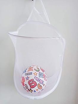 【中古】【輸入品・未使用】Heng Happy 小さな吊り下げ式ランドリーバスケットバッグ、ドア掛けメッシュハンパー、壁汚れた衣類バッグ