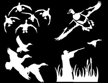 【中古】【輸入品・未使用】Duck Hunting Decals 4パック:アヒル 着陸 詳細なアヒル 飛ぶ 猫のしっぽ (ホワイト、ラージ~5インチ)｜スカイマーケットプラス 8,791円