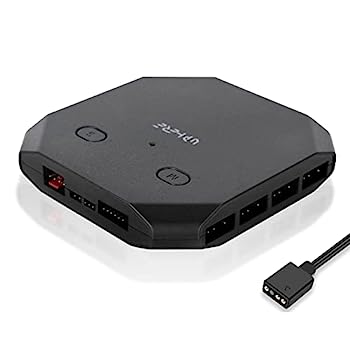 【中古】【インポート品・未当て嵌める】upHere マイコン気違いこしき/スプリッター 6 PWM 4いの一番界面 8 5V ARGB 3いの一番界面 最大限度6 4いの一番\u00263ピンケースファンと加えることの2 ARGB付属品に相応う