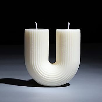 【中古】【輸入品・未使用】U字型 キャンドル ホワイトリブキャンドル ソイワックス 香り付き 装飾キャンドル ミニマリスト 幾何学形キャンドル クールで美しいキャンドル｜スカイマーケットプラス 9,728円