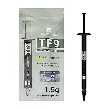 【中古】【輸入品・未使用】Thermalright TF9 1.5g サーマルペーストヒートシンクコンパウンド 14W/m.k-1.5g 高耐久 すべてのヒートシンクCPUクーラー用 適用ツール付き (TF｜スカイマーケットプラス