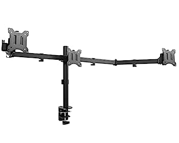 【中古】【インポート品・未当て嵌める】VIVO STAND-V103C トリプル21.5~27in LED LCD 電子計算機 管する 勉強机マウント VESA照明ランプ フラッシュウォールセットアップ 高耐 パソコン・周辺機器-その他