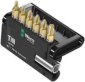 【中古】【輸入品・未使用】Wera 05073538001ミニチェックPZ SBセットチタンコーティングドリル/ドライバー用、Pozidriv 7pc