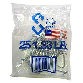 【中古】【輸入品・未使用】CHICAGO HEIGHTS スチール 25個パック Tポストスタイル フェンスクリップ