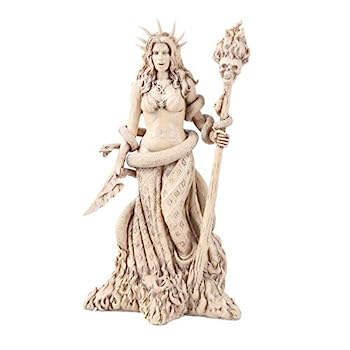 【中古】【輸入品・未使用】ギリシャの女神 白魔女 魔女 ヘカテ 置物 ヘケト ネックレス 神 マジック 強力 異教徒 魔女像｜スカイマーケットプラス
