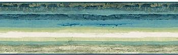 【中古】【輸入品・未使用】York Wallcoverings ポートフォリオ II メサボーダー 取り外し可能な壁紙 グリーン