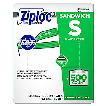 【中古】【インポート品・未当て嵌める】SC Johnson Professional ZIPLOC Sandwich Bags, Easy Open Tabs, 500 Count