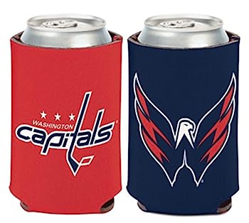 【中古】【輸入品・未使用】NHL Washington Capitals 350ml 2-Sided Can Cooler Coozie