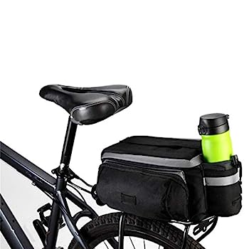 【中古】【輸入品・未使用】TraderPlus Bike Pannier Bag - Durable & Waterproof Nylon with Reflector Handbag | Shoulder Strap Rack Rear Trunk Tote Bag | Strong Velc｜スカイマーケットプラス