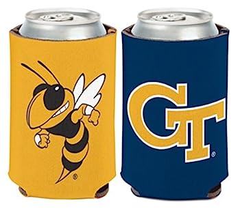【中古】【輸入品・未使用】NCAA Georgia Tech University Yellowjackets 1 Pack 350ml 2-Sided Can Cooler