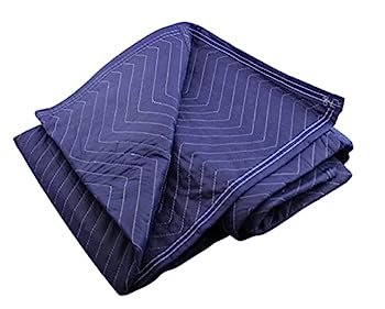 【中古】【輸入品・未使用】引っ越し収納パッキングブランケット - スーパーサイズ 40インチ x 72インチ プロフェッショナル キルト 出荷 移動家具パッド (1、ブルー)