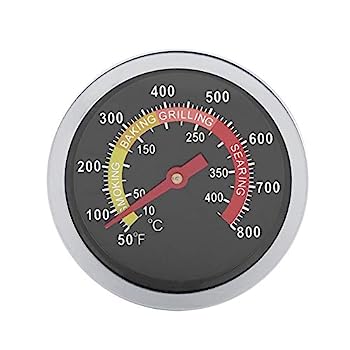 【中古】【輸入品・未使用】キッチン調理用温度計 50~800ステンレススチール BBQ温度計 温度ゲージ バーベキュー料理、オーブン用