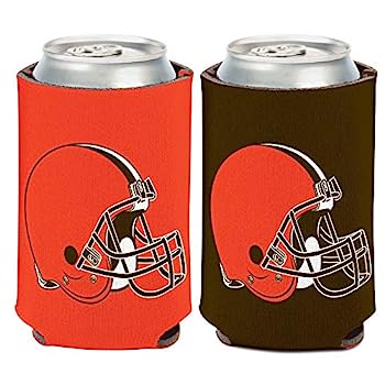 【中古】【インポート品・未当て嵌める】WinCraft Cleveland Browns Logo Can Cooler 12 薬局衡オンス.