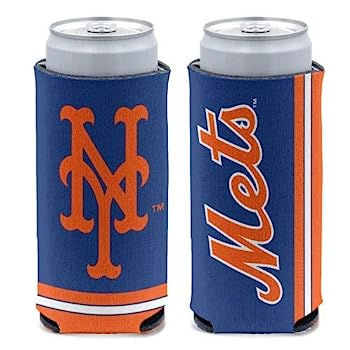 【中古】【輸入品・未使用】WinCraft MLB ニューヨーク・メッツ スリム缶クーラー チームカラー ワンサイズ