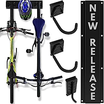 【中古】【輸入品・未使用】NEAT SPACE ガレージバイクラック 壁マウント ? 万能バイクラック ガレージ壁マウント用 最も頑丈なバイクラック ガレージ壁マウントバイクハン
