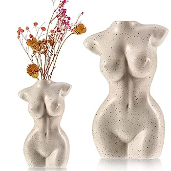 【中古】【輸入品・未使用】ボディ花瓶 女性 フォーム 女性 フォーム ボディ 花器 かわいい つぼみ 花 花瓶 ボディ 花瓶 白 花瓶 モダン シック 花 ボーホー ホーム フェミ