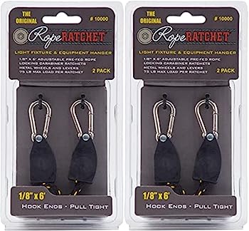 【中古】【輸入品・未使用】ロープラチェット 1/8 ラチェット 4パック スプリングクリップ付き (2ペア)