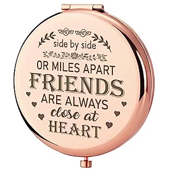 【中古】【輸入品・未使用】Friends Gifts ローズゴールド コンパクトミラー 卒業ギフト 親友へのギフト 誕生日 母の日 結婚記念日 親友へのギフト｜スカイマーケットプラス