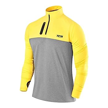 【中古】【インポート品・未当て嵌める】(ティーシーエー) TCA核融合反応労働者階級速乾燥した長袖 二分の一ファスナー 駈けっくらプルオーバー メンズ 薄墨色
