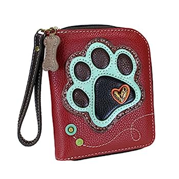 【中古】【輸入品・未使用】Chala Paw Print zip-aroundリストレット財布犬ママギフト｜スカイマーケットプラス