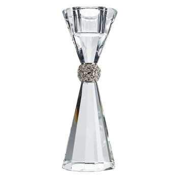 【中古】【輸入品・未使用】クリアガラスクリスタルテーパーキャンドルホルダー 輝く結婚記念日 スイート16 ホームギフト｜スカイマーケットプラス