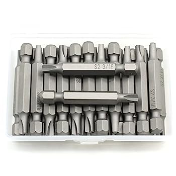 【中古】【インポート品・未当て嵌める】TEMO 25個 3/16in クラッチペダル 長さ2in １番ウッド挟みいれるビット