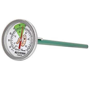【中古】【輸入品・未使用】REOTEMP K83W ワームサーム ウォームコンポストデジタルガイド レッドウィグラーコンポストビン用