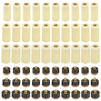 【中古】【インポート品・未当て嵌める】XLX ビリヤードキューオフホワイトフェルールセット 60個(30仕掛ける)3類概念 スーパーキュースクリューオン取り替えっこ能力のある手当て付き添い人(13粍 12粍 11粍 ブラジャー