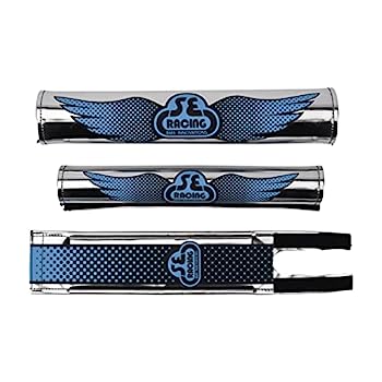 【中古】【輸入品・未使用】SE Racing Wing ロゴパッドセット ビニールクローム/ブラック/ブルー 14,180円