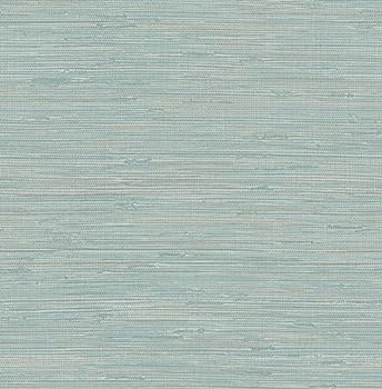 【中古】【輸入品・未使用】NuWallpaper NUS3337 チベット グラスクロス ティール ピール＆スティック ピール＆スティック 壁紙 ブルー