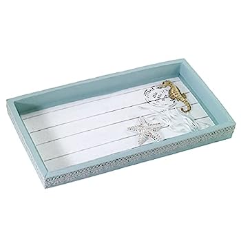 【中古】【輸入品・未使用】Avanti Linens - 装飾トレイ カウンタートップオーガナイザー ファームハウスシックホームデコレーション (ファームハウスシェルコレクション)