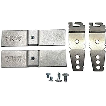 【中古】【インポート品・未当て嵌める】Granite Grabbers コンプリートキット 食器洗い機から御影石への据え置きに 2風呂敷き包み Granite Grabbers 食器洗い機据え置き鉤括弧と2風呂敷き包み