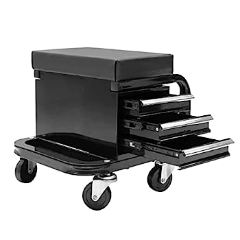 【中古】【インポート品・未当て嵌める】BIG RED APD2016AR Torin Rolling Tool Chest/手道具ボックス席 抽き出し3つと車輪付き添い人 パッド入り口・入口メカニックスツールクリーパーシート ブラッ