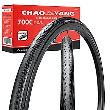【中古】【輸入品・未使用】Chao YANG ロードバイクタイヤセット 折りたたみ式自転車タイヤセット ダブルトレッドパンク保護機能付き 700x23C オンロード&レース用 2個パッ｜スカイマーケットプラス