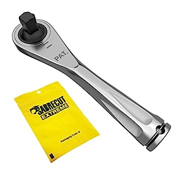 【中古】【インポート品・未当てはめる】SabreCut MRSC03 ミニマイクロラチェット 1/4in 四角四面 6.3粍 六角運転 ステンレス鋼スチール写真 専門的 72歯歯車 ハンドラチェ