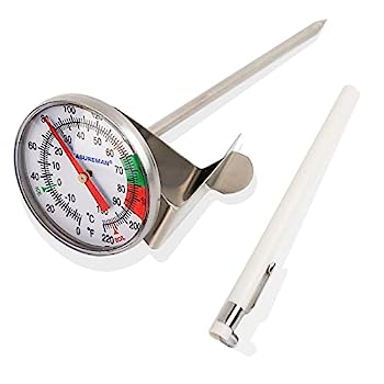 【中古】【輸入品・未使用】MeasUREMAN 瞬時に読み取れる2インチダイヤル 0~230°F/℃ ミルク温度計 ミルクフォーム コーヒードリンク温度計|スカイマーケットプラス