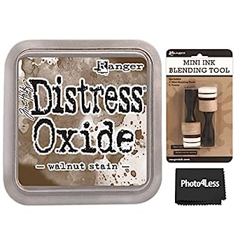 【中古】【輸入品・未使用】Ranger Tim Holtz Distress Oxides インクパッド クルミ汚れ + ミニインクブレンドセット (TDO-56324)