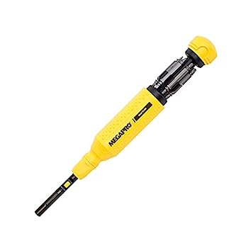 【中古】【輸入品・未使用】Megapro 151SL44-C 15-In-1 ShaftLokドライバー、イエロー｜スカイマーケットプラス