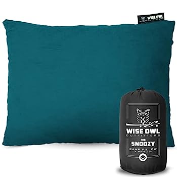 【中古】【輸入品・未使用】Wise Owl Outfitters (ワイズ アウル アウトフィッターズ) キャンプ用枕 - バックパック旅行や旅行の枕 睡眠用 移動用 - 圧縮可能なメモリーフォ