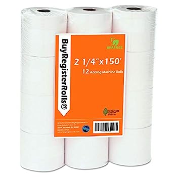 【中古】【インポート品・未当て嵌める】BuyRegisterRoll (12渦巻形) 2 1/4 x 150フート 白いこと 加えること機関 磁気テープ 調査報告渦巻形 割り増し金 1層金銭登録器/加えること機関/計算器渦巻形