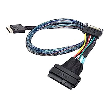 【中古】【輸入品・未使用】Xiwai Oculink SFF-8611 &rarr; U.2 U.3 SFF-8639 NVME PCIe PCI-Express SSDケーブル メインボードSSD用｜スカイマーケットプラス